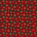 Gold Snowflakes Small Check Christmas Fabric 95% Cotton 5% Lurex Sold Per 1/2 Metre