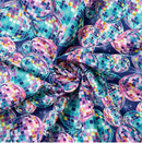 43cm x 112cm Piece Disco Queen Glitter Ball Premium 100% Cotton fabric