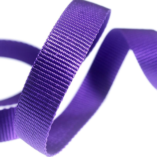 Purple Polypropylene Webbing 25mm Wide Sold Per Metre