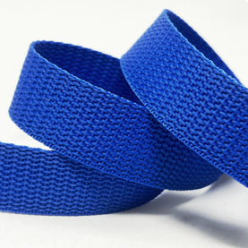 Blue Polypropylene Webbing 25mm Wide Sold Per Metre