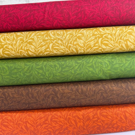 Autumn Walks Willow Bough 5 Piece 100% Cotton Fabric Bundle