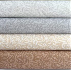 Lovely Neutrals Willow Bough 4 Piece 100% Cotton Fabric Bundle