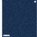 William Morris Navy Willow Bough 100% Cotton Fabric - Sold Per Half Metre