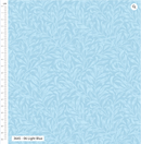 William Morris Light Blue Willow Bough 100% Cotton Fabric - Sold Per Half Metre