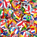 Timeless Treasures, International World Cup Football Fabric, 100% premium cotton