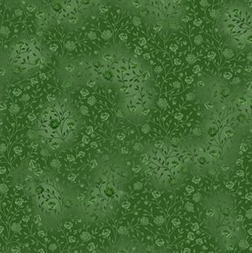 Olive Green Bloom & Blend 100% Premium Cotton Fabric Sold Per 1/2 Metre 112cm Wide