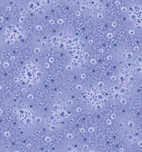 Sky Blue Bloom & Blend 100% Premium Cotton Fabric Sold Per 1/2 Metre 112cm Wide