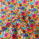 Funky Town Florals 100% Cotton Poplin Fabric Sold Per 1/2 Metre 112cm Wide