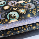 4 Piece Metallic Charmed Fat Quarter Bundle 100% Premium Cotton Fabrics
