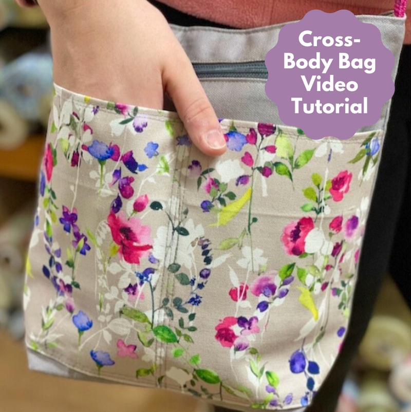 Cross Body Bag Sewing Video Tutorial