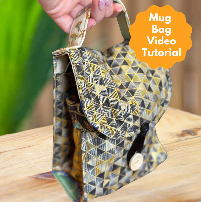 Mug Bag Sewing video tutorial