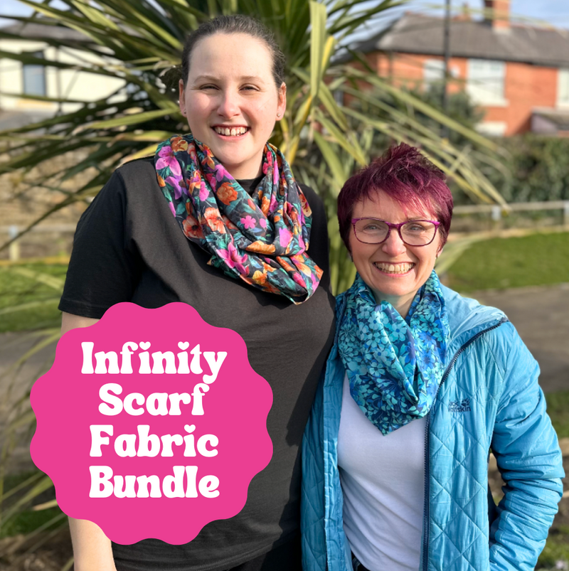 (Tropical Version) Lawn Fabric Bundle To Make Amanda's Infinity Scarf