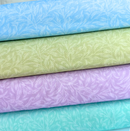 Pastel Clouds Willow Bough 4 Piece 100% Cotton Fabric Bundle