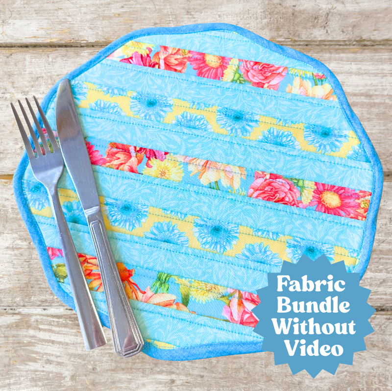 Fabric Bundle For Donna's Quilt As You Go Bistro Placemat (Doesn't Include Tutorial)