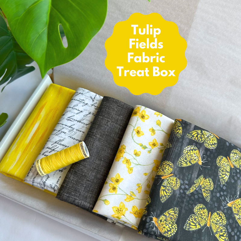 Tulip Fields 5 Piece FQ Bundle Plus Thread Treat Box