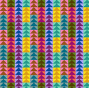HALF PRICE Retro Triangles Piecework by Anna Maria Premium Cotton Fabric sold per 1/2 Metre