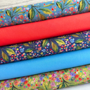 Whimsical Leaves 5 Piece Fat quarter Bundle Premium Cotton Fabrics