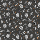 Mr Bones Sews Halloween Themed Premium Cotton Sold Per 1/2 Metre