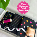 Rainbow Dusk 3 Piece Piece FQ Bundle Plus Thread & Tape Measure Treat Box