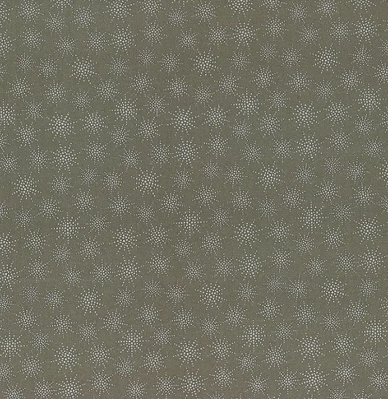 Silver Sparkle Snowfall Metallic 100% Premium Cotton Christmas Fabric Sold Per 1/2 Metre