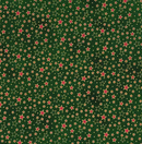 Green Sparkly Stars 100% Cotton Christmas Fabric Sold Per 1/2 Metre