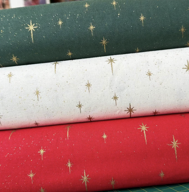 3 Piece HALF METRE Bundle Shining Star 100% Cotton Fabrics