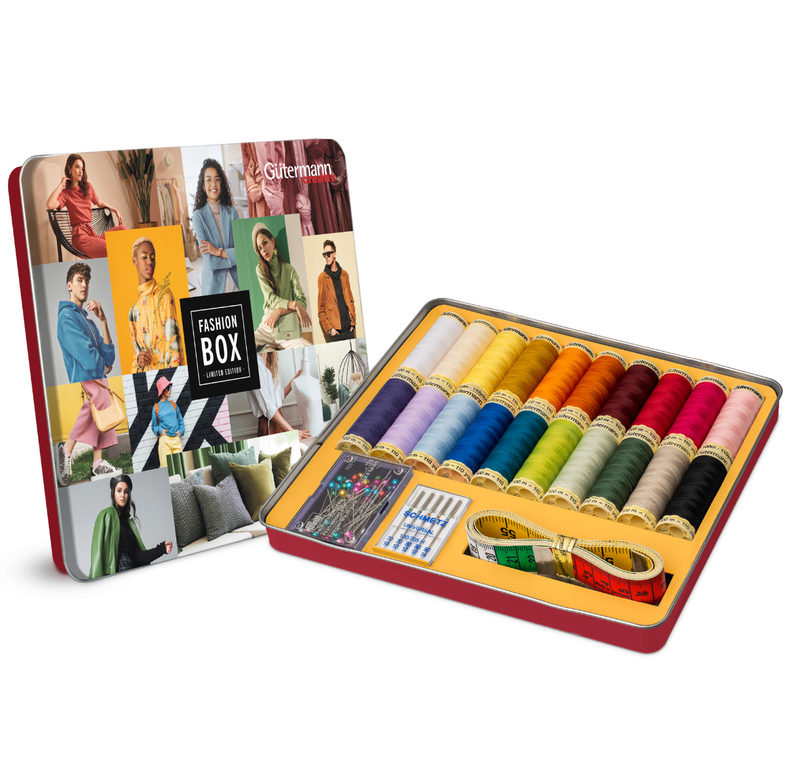 Gutermann Fashion Thread Storage Tin With Accessories