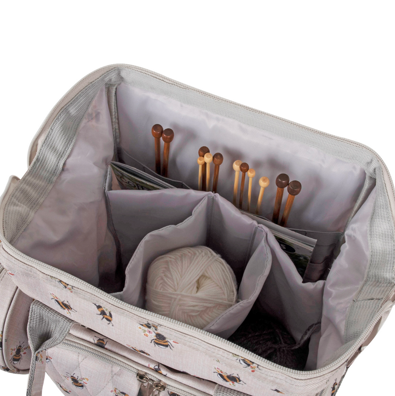 Craft Storage Backpack Bee Themed - Lots of storage