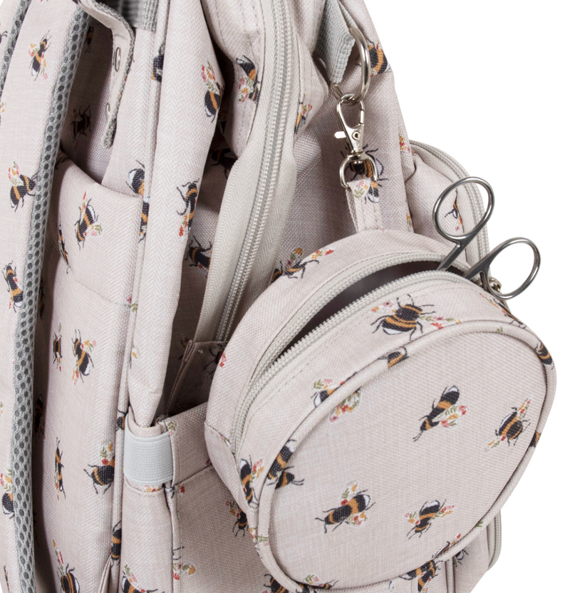 Craft Storage Backpack Bee Themed - Lots of storage