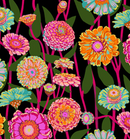 Shadow Floral 100% Premium Cotton Fabric | Jumpstart By Anna Maria