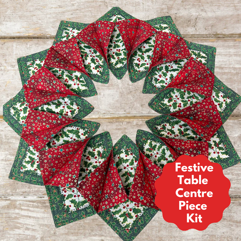 Fabric Kit For Festive Table Centre Piece including Template  (For Stitchi Club Members)
