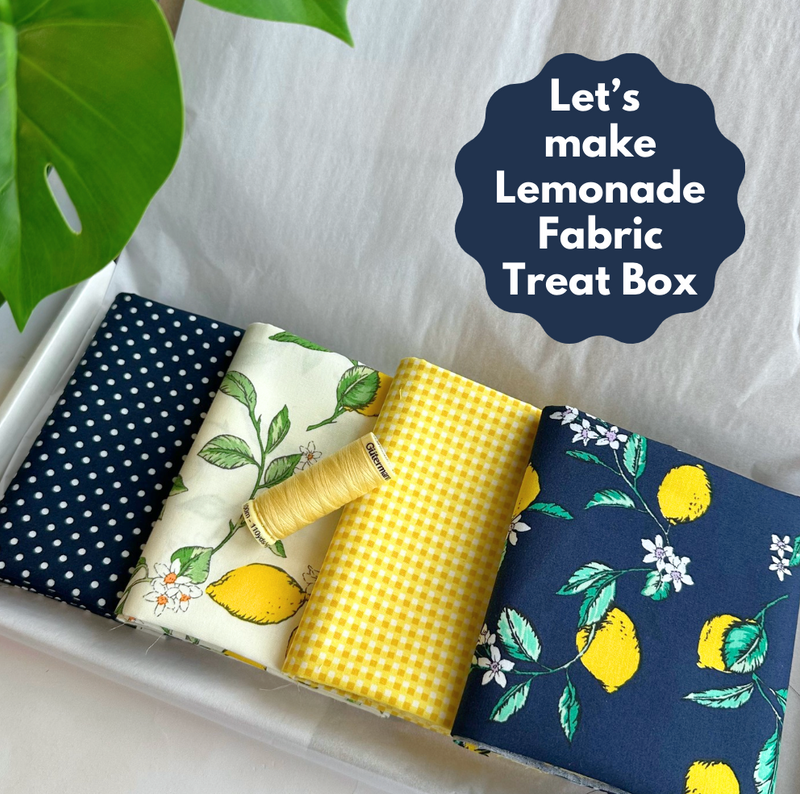 Let's Make Lemonade 4 Piece FQ Bundle Plus Thread Treat Box