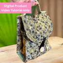 Mug Bag Sewing Video Tutorial *Digital Product*