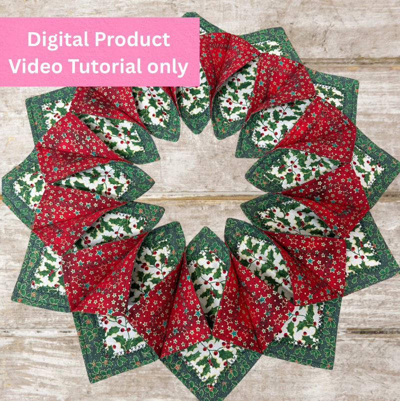 Christmas Table Centre Piece Sewing Video Tutorial *Digital Product*