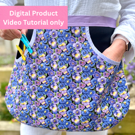 Reversible Cooking Or Gardening Apron Sewing Video Tutorial *Digital Product*