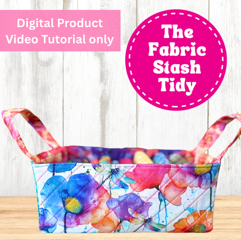 Fabric Stash Tidy Video Tutorial *Digital Product*