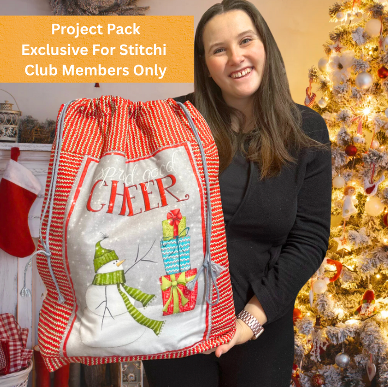 Project Pack - Christmas Sack (For Stitchi club Members) *Does Not Include Video Tutorial*