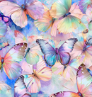 Flutter Whirlwind 100% Premium Cotton Fabric 112cm Wide Sold Per Half Metre