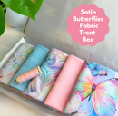 Satin Butterflies 5 Piece FQ Bundle Plus Thread Treat Box