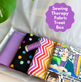 Sewing Therapy 4 Piece FQ Bundle Plus Thread Treat Box