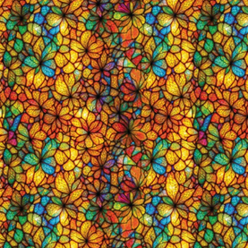 Sonny Stained Wings 100% Premium Cotton Fabric 112cm Wide Sold Per Half Metre