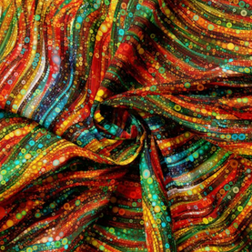 Sonny Wave 100% Premium Cotton Fabric 112cm Wide Sold Per Half Metre