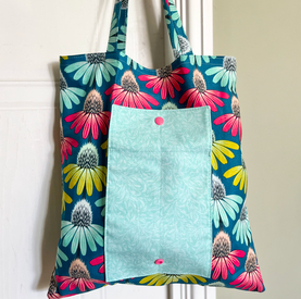 Echinacea Project Pack - Foldable Shopper Tote (For Stitchi Club Members) *Does Not Include Video Tutorial*
