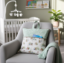 Green Peter Rabbit Bias Piped Book Cushion Project Pack (For Stitchi Club Members) *Does Not Include Video Tutorial*