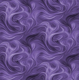 Purple Swirl Premium 100% Cotton Fabric Sold Per 1/2 Metre 44" wide (112cm)