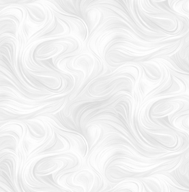White Swirl Premium 100% Cotton Fabric Sold Per 1/2 Metre 44" wide (112cm)