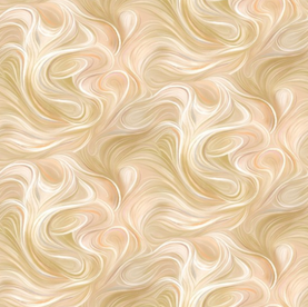 Tan Swirl Premium 100% Cotton Fabric Sold Per 1/2 Metre 44" wide (112cm)