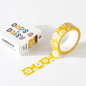 Daisy & Honeycomb Washi Tape - Oops A Daisy 15mm x 10 metres