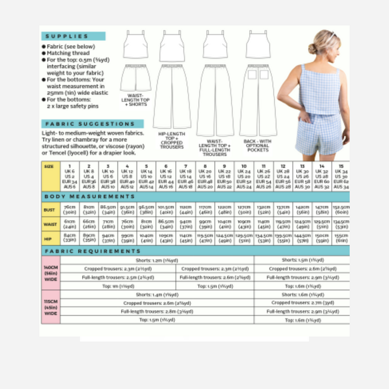 Tilly and the Buttons Esti Sewing Pattern Sizes UK 6 - 34