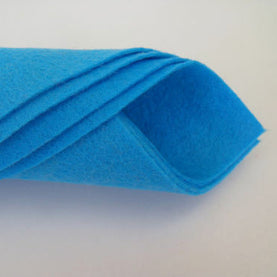 Turquoise Felt Square for Sewing and Crafting 12 x 12 inches Sold Per 1 Square